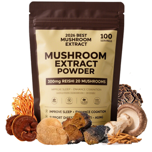Nhãn hiệu riêng 10 trong 1 Hữu Cơ Shiitake <span class=keywords><strong>maitake</strong></span> Chaga sư tử bờm nấm chiết xuất polysaccharides bột - Product Image 1