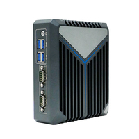 N100 micro computadora Terminal de autoservicio Quiosco 2 puertos Ethernet Mini PC con ranura para tarjeta SIM