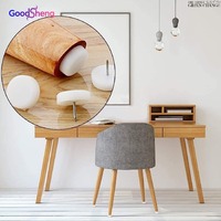GOODSHENG Pieds de table et chaise de cuisine modernes, patins de protection pour pieds de meuble, pieds plats en fer pour bureau