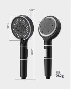 IProSan Pommeau de <span class=keywords><strong>douche</strong></span> filtrant à 6 fonctions avec <span class=keywords><strong>double</strong></span> <span class=keywords><strong>sortie</strong></span> d'eau pour le lavage et le bain - Product Image 3