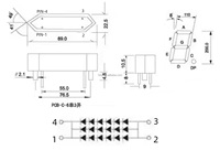 Afficheur LED à 7 segments de 8 pouces, version sans circuit imprimé, segments uniques, rouge, grand segment, chiffres plus grands, logo, pièce électronique lumineuse