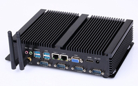 Nouvel ordinateur industriel Celeron 1037U/I5-3317U Dual Core DDR3 Intel HD Graphics compatible avec Windows XP OS 4COM RS232 pour l'industrie IoT