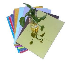 Fogli di Acrilico Specchiato OLEG 0.8-6 mm, Dimensioni 4*8 Piedi, Oro Antico e Argento, per Taglio Laser - Product Image 1