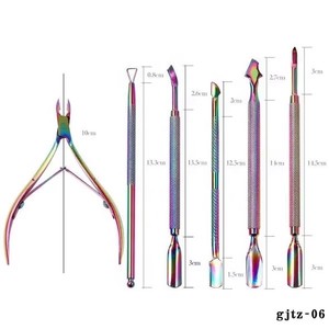 1 Set Stainless Steel Tweezers Cuticle Nipper Nail Art Tool Professional <b>Gel</b> Polish Remove Manicure <b>Kit</b> Beauty Care <b>Kit</b> - Product Image 3