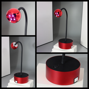 Lampe à ongles LED UV rechargeable, nouvelle génération, avec capteur automatique, colorée, pleine de diamants, pour la manucure en salon - Product Image 6