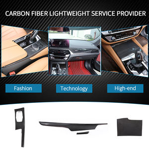Venta Directa de Fábrica China para <span class=keywords><strong>BMW</strong></span> Serie 5, Piezas de Fibra de Carbono para la Consola Central del Automóvil, 2018-2020, <span class=keywords><strong>BMW</strong></span> G30, Acabado Interior - Product Image 4