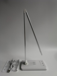 <span class=keywords><strong>Lampada</strong></span> da Scrivania Decorativa per Studio e Protezione degli Occhi con Caricatore Wireless e Luce LED - Product Image 4