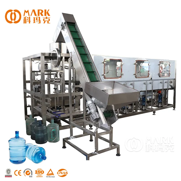 19 20 Liter Mineral Water Bottle Packing Plant 5 Gallon Water Filling Capping Machine Manufacturer For Sale