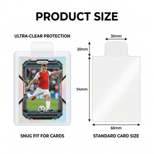 Fundas Protectoras Profesionales para Tarjetas con Tirador, de 2 Mil, Libres de Ácido, para Tarjetas Deportivas, Archivamiento, Plástico Protector - Product Image 4