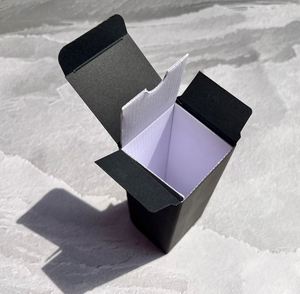 Customized <b>White</b> Cardboard <b>Box</b> Cowhide Design Black Card+Inner Tray Printing for Cosmetics for Gifting Socks Packaging - Product Image 2