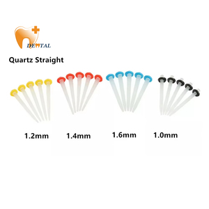 Caja de fundas de fibra de resina para postes dentales con brocas mixtas y postes roscados para 1.0/1.2/1.4/1.6/1.8mm, para uso manual y con fuente de alimentación de turbina - Product Image 1