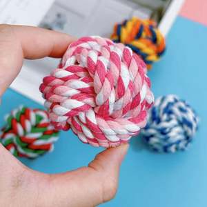 Jouets interactifs pour chiens, résistants et très demandés, en corde de coton, pour la stimulation et le jeu. - Product Image 4