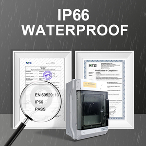 Bề mặt được gắn bảng phân phối điện 4 cách MCB Bảng điều khiển hộp nhựa MCB dB hộp IP66 PC + ABS + hợp kim hộp không thấm nước - Product Image 4