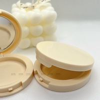 Poudre de fond de teint compacte, blush et illuminateur monochromes, emballage cosmétique en plastique ABS – Maquillage personnalisable disponible