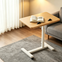 Bureau pour ordinateur portable réglable en hauteur et mobile à 360° °   Table d'étude pliable et rotative pour le bureau à domicile