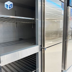 节能不锈钢冰柜 直冷式 <span class=keywords><strong>4</strong></span> 门 -18 ℃    立式商用厨房冰柜出售 - Product Image 5
