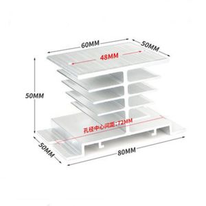 รีเลย์สถานะของแข็ง OKYN231107-122 SSR 80A 40A พร้อมฐานหม้อน้ำระบายความร้อนพิเศษสำหรับการควบคุมความเร็วมอเตอร์ - Product Image 4