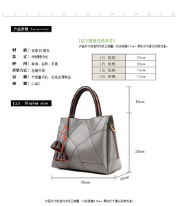 Sac fourre-tout en cuir PU personnalisé pour femme, sac à bandoulière, sac messager, sacs à main pour femmes de marque de créateur de mode - Product Image 2