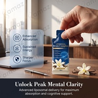 Complexe Cérébral Liposomal Liquide Oral Saveur Vanille 10ml Sachets Soutien Mémoire et Concentration Marque Privée OEM Formule Personnalisée Supplément
