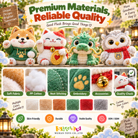 Jouets en peluche OEM mignons en forme d'animaux : Grenouille, Capybara, Alpaga – Animaux en peluche gardiens pour la vente au détail, le bien-être, les cadeaux et les promotions