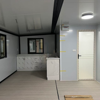 Maison Modulaire Extensible Rustique à 2 Chambres en Conteneur de 30 pieds, Style Chalet en Bois, Idéale pour Hôtels et Rétrocéanes Forestières