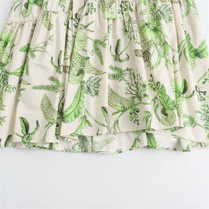 SHENZHU estate abito donna April nuovo arrivo 2024 moda stampa Dr. Chen cintura manica corta abito Midi 2183058 - Product Image 5