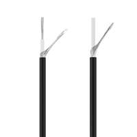Cable de PVC espiral blindado de un solo núcleo UL1185 AWM de 28, 26, 24, 22, 20, 18, 16 AWG, rollo de 610 m, de fabricante de cables