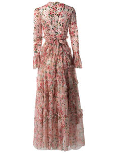 <span class=keywords><strong>Vestiti</strong></span> taglie forti donna 2024 autunno inverno abito lungo donna Allover ricamato lungo abito <span class=keywords><strong>da</strong></span> festa lungo con paillettes 4xl - Product Image 2