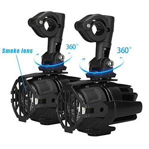 Luces Auxiliares para Motocicleta, 40W, 6000K, Faros Antiniebla, Compatibles con R1200GS, F800, <span class=keywords><strong>Honda</strong></span> CRF1100L <span class=keywords><strong>Africa</strong></span> <span class=keywords><strong>Twin</strong></span> - Product Image 2