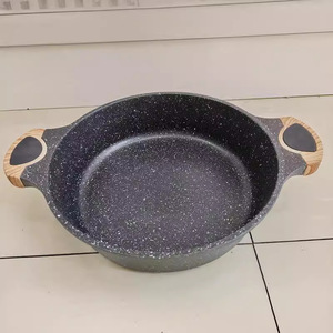 Tagine en aluminium noir antiadhésif de 32 cm, casserole marocaine en granit - Product Image 4