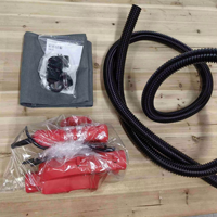 Ponceuse à béton électrique industrielle sans poussière, portative, 180 mm, 6600 tr/min, 6 vitesses, polisseuse, machine de ponçage humide/sec, avec port pour pompe à eau