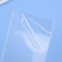 Porte-cartes de visite personnalisé en PVC 35PT, protège-cartes multi-impression 3x4, épaisseur 35mm pour cartes de visite