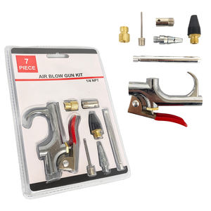 Pistola de Aire Comprimido de Alta Calidad, Mini Pistola de Aire con Boquilla Larga Angulada para Limpiar el Coche, la Computadora, Pistola de Aire Comprimido de Aleación para Eliminar el Polvo - Product Image 2