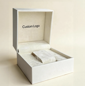 Caja Magnética Personalizada para Reloj con Forro de Terciopelo, Correa Fija, Empaque de Regalo de Lujo, Almacenamiento y Exhibición de Relojes de Pulsera para Hombre y Mujer, con Grabado - Product Image 1