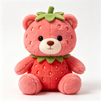 Peluche Animale Kawaii Personnalisée : Capybara, Pingouin, Renard, Ours Fraise, Phoque