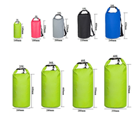 Sac étanche personnalisé 10L 20L durable pour la plongée sous-marine, sac à dos transparent Ocean Pack Thaïlande