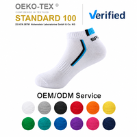 Chaussettes de sport athlétiques personnalisées de haute qualité avec logo, respirantes en maille et absorbantes en tissu éponge, pour hommes et femmes