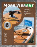 ITAOSTAR 12'x35"x6" 2026 Nouvelle Arrivée Planche de Paddle Gonflable de Pêche Extra Large 5 Ailerons Portable pour Lacs