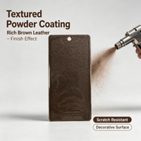 Peinture en poudre époxy polyester brillante effet martelé cuivre antique argenté pour bateaux, métaux et pots en fer JIANGHUI