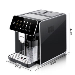 Machine à café expresso 3-en-1 <span class=keywords><strong>italienne</strong></span> entièrement automatique à pression par pompe 1350W, la plus vendue, avec fonction mousseur à lait - Product Image 2
