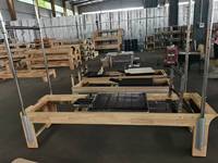 Table de Pilates Cadillac Trapeze 3-en-1 en Bois de Chêne Professionnel, Équipement de Studio de Luxe en Bois Massif, Tour de Yoga Reformer
