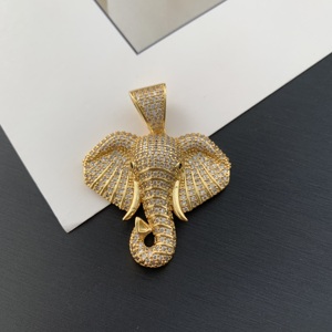 Ciondolo a Cuore Smaltato Nero BD-L5570 con Zirconi, Ciondoli a Forma di Animale: Orsetto, <span class=keywords><strong>Elefante</strong></span>, Tartaruga, <span class=keywords><strong>Farfalla</strong></span>, Ape, Uccello - Product Image 5