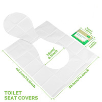 Offre Spéciale : Housses de siège de toilette jetables et protectrices en papier de pâte de bois durable, lavables dans les toilettes, pour enfants, fabriquées par le fabricant