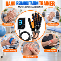 Gants robotisés de rééducation pneumatique OEM pour les deux mains, avec contrôle intelligent par application, entraîneur de doigts pour la récupération post-AVC chez les personnes âgées