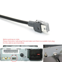 كابل USB لستيريو السيارة لسيارات بيجو 206 207 307 308 407 408 508 607 وسيتروين C2 C3 C4 C5 C6 RD9 RD43 RD45 MRN DS DS3 DS4 DS5