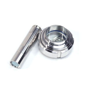 वेनसन 304/316 स्टेनलेस स्टील यूनियन संयुक्त दृष्टि ग्लास वेल्डिंग संरचना और अंतर्निहित एलईडी फ्लैशलाइट के साथ - Product Image 4