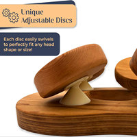 Oreiller de sauna confortable d'appui-tête de sauna de point avec les disques réglables uniques pour le sauna traditionnel de soutien optimal de tête