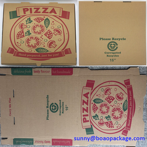 Scatola per <span class=keywords><strong>Pizza</strong></span> Nera Rotonda da 12 Pollici, Cartone per <span class=keywords><strong>Pizza</strong></span> Personalizzato con Stampa - Product Image 6