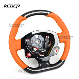 Volante de fibra de carbono para <span class=keywords><strong>Ferrari</strong></span> 458 Purosangue F430 488 360 Laferrari Roma - Product Image 3
