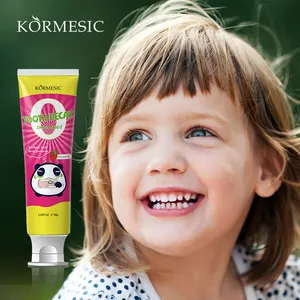 OEM ODM private label natural whitening Oral Cleaner Breath Freshening Anti-Cavity Child Kids Tooth Paste For Children